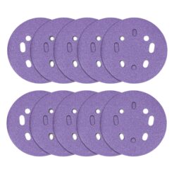 TREND Sanding Discs (80G, 125mm, 10 Piece, Zirconium)