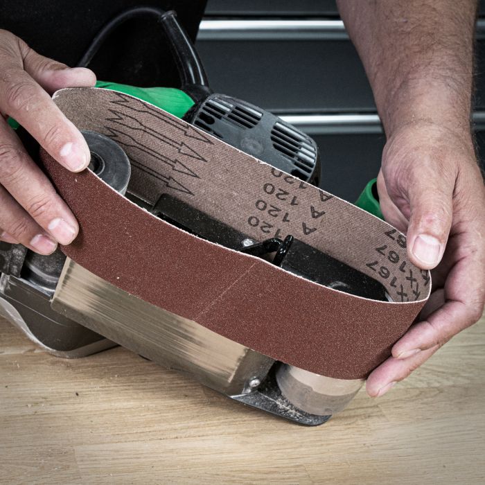 TREND Sanding Belts (60G, 100x610mm, 3 Piece, Aluminium Oxide) - Image 4