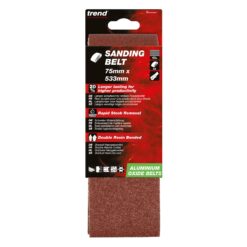 TREND Sanding Belts (40G, 75x457mm, 3 Piece, Aluminium Oxide) - Image 5