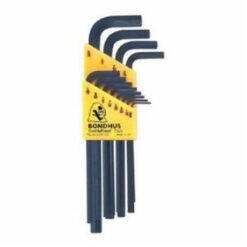 BONDHUS Hex Key Set (12 Piece, Imperial, Long)