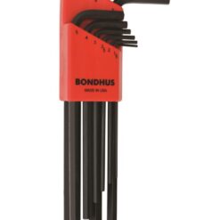 BONDHUS Hex Key Set (9 Piece, Metric, Long)
