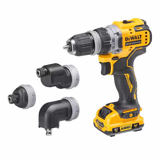 DEWALT 12V Multi-Head Drill Driver Kit (2x3Ah, 57Nm, 4xHeads) - Image 3
