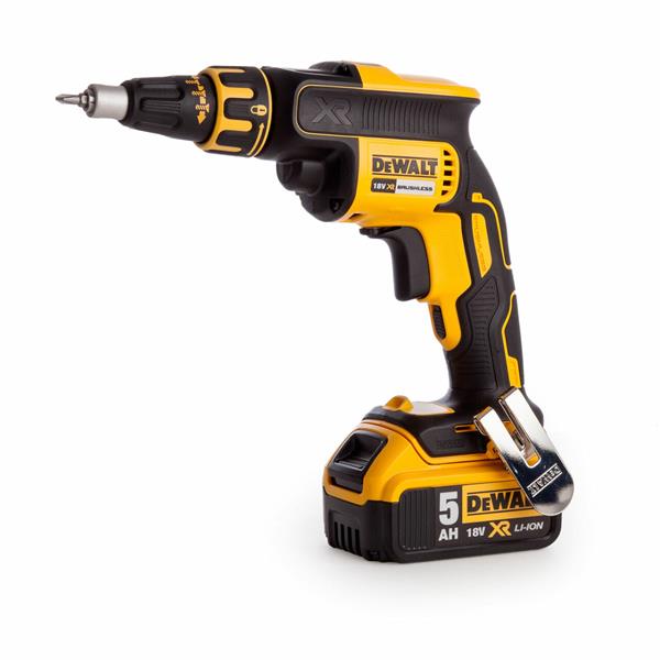 DEWALT 18V Drywall Screwdriver Kit (2x5Ah, DCF6202 Collated Mag) - Image 3