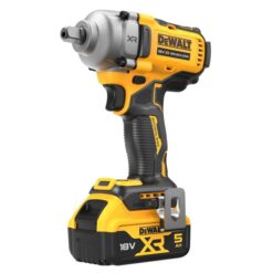 DEWALT 18V Impact Wrench Kit (2x5Ah, 1/2", 812/1152Nm, Detent Pin)