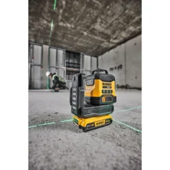 DeWalt 18V 3x360° Green Cross Line Laser Kit (1x2Ah, 20m, Compact) - Image 6