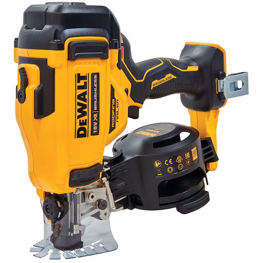 DEWALT 18V Nailer Bare Unit (Roofing Coil, 19-45mm, 15° 3.05/10.1) - Image 2