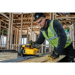 Alternative view of DEWALT 54V Plunge-Cut Saw Kit (2x6Ah, 165mm, 55mm)
