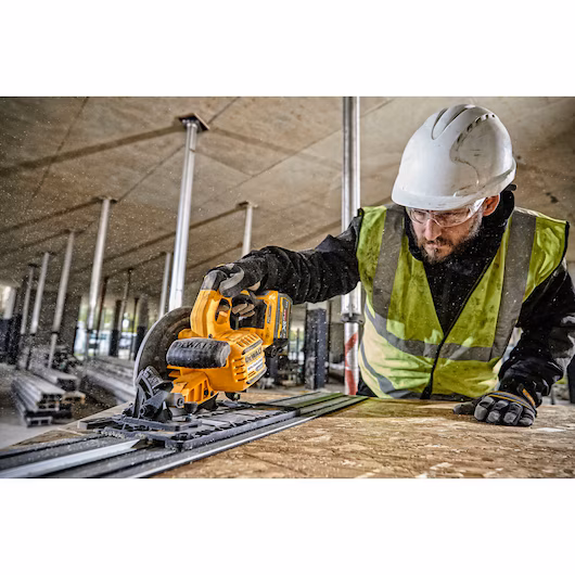 DEWALT 54V Circular Saw Bare Unit (190mm, 61mm, Guide Rail Base) - Image 4