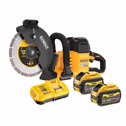 DEWALT 54V Cut-Off Saw Kit (2x9Ah, 230mm) - Image 6