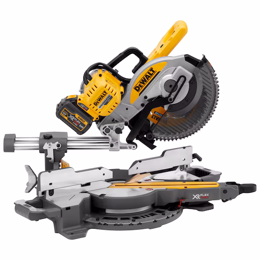 Alternative view of DEWALT 54V Mitre Saw Kit (2x6Ah, 250mm, 305x77mm)