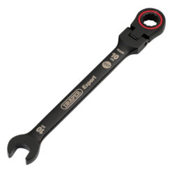 DRAPER Combination Spanner (10mm, Ratchet, Flex Head)
