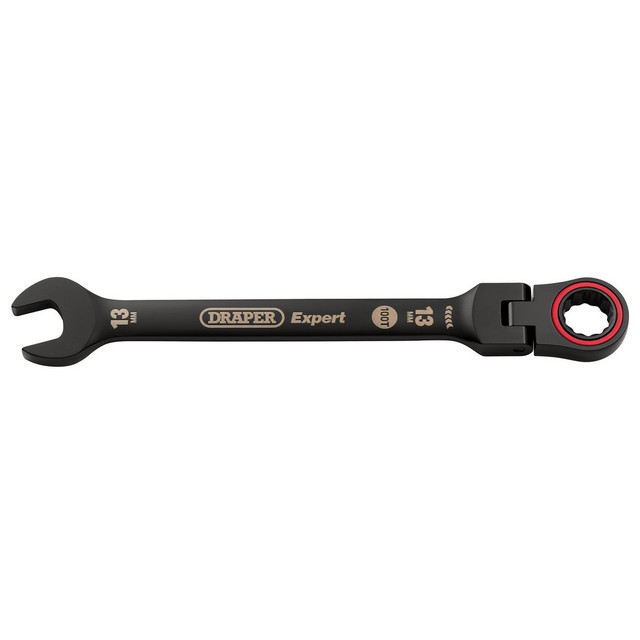 DRAPER Combination Spanner (13mm, Ratchet, Flex Head) - Image 2