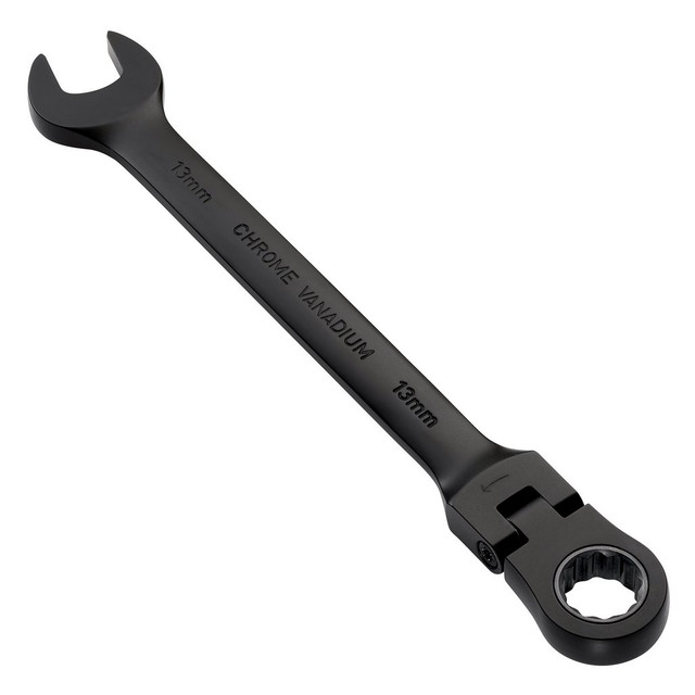 DRAPER Combination Spanner (13mm, Ratchet, Flex Head) - Image 3