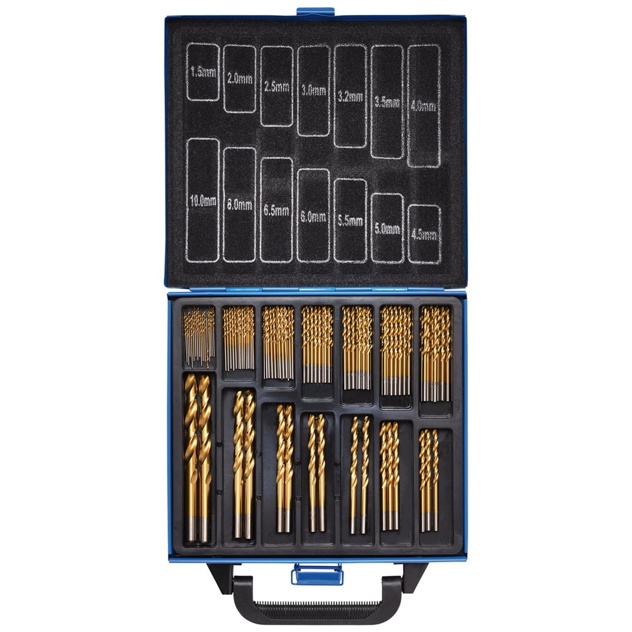 DRAPER Titanium Drill Bit Set (1.5-10mm, 99 Piece) - Image 2