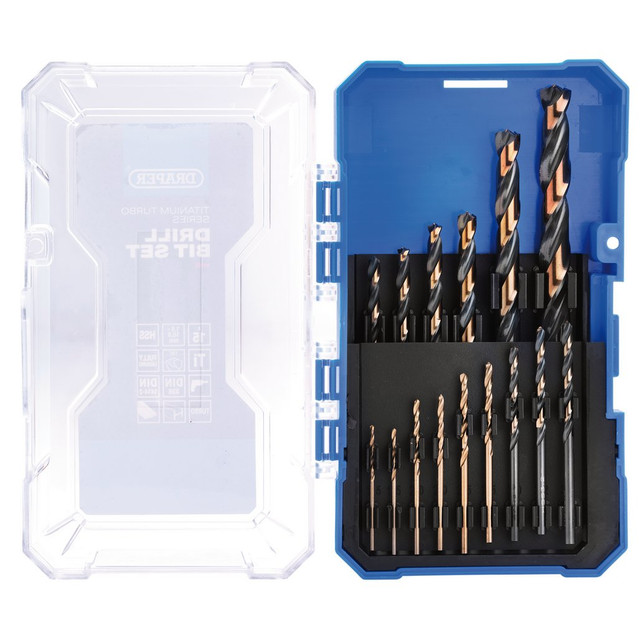 DRAPER HSS Drill Bit Set (1.5-10mm, 15 Piece) - Image 2