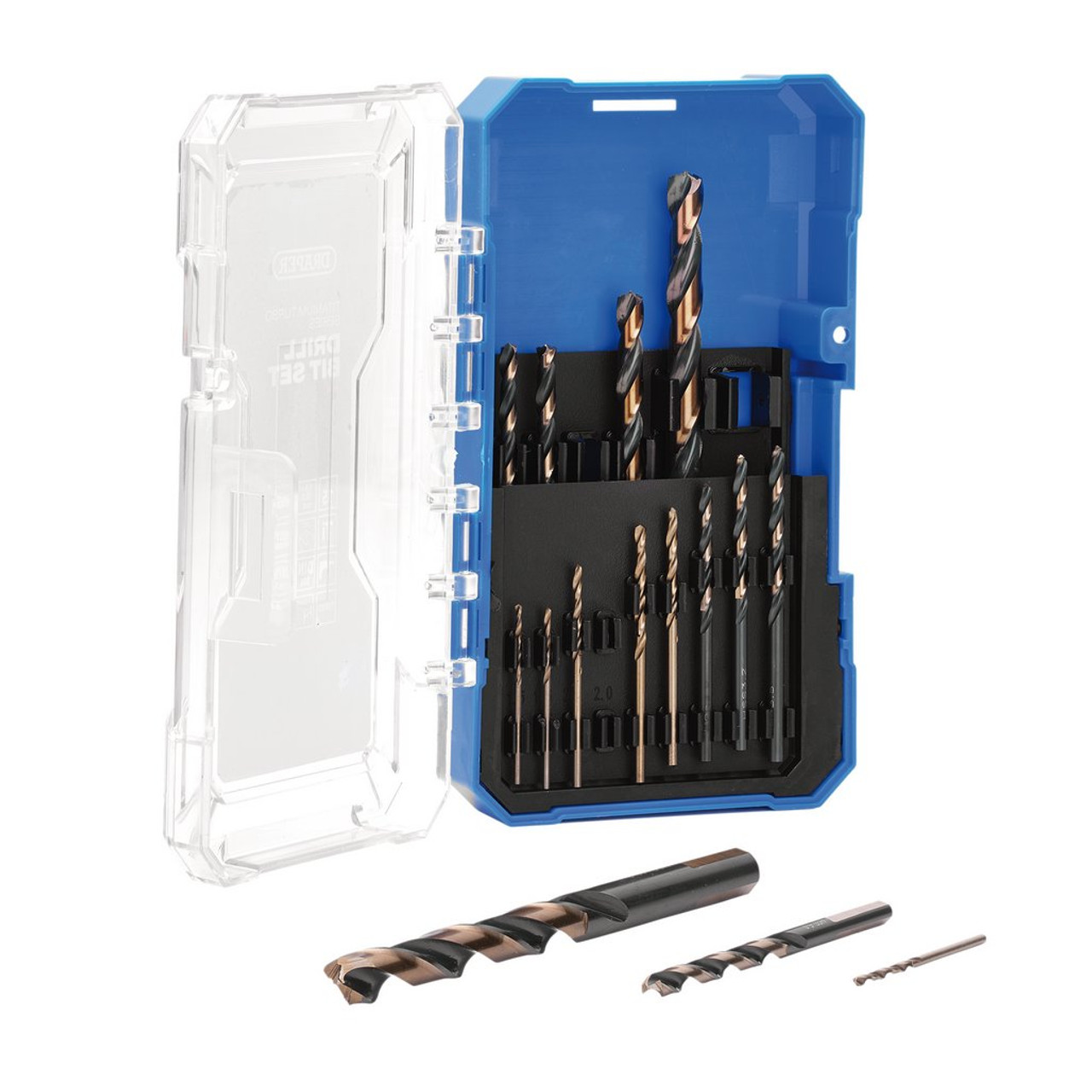 DRAPER HSS Drill Bit Set (1.5-10mm, 15 Piece) - Image 3