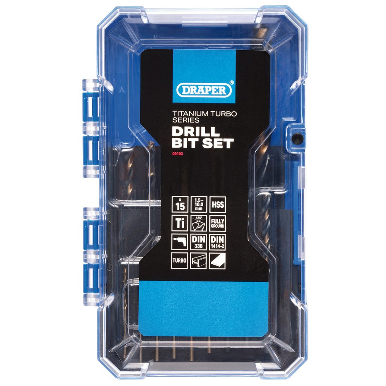 DRAPER HSS Drill Bit Set (1.5-10mm, 15 Piece) - Image 4