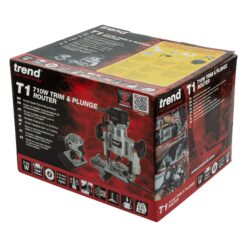TREND Trim Router (1/4", Dual Base, 710W, 230V) - Image 6