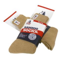 STEEL BLUE Bamboo Socks (Size: 11-14/46-49, Sand)