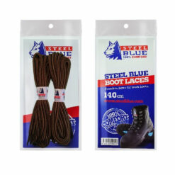 STEEL BLUE Laces (140cm, Wheat Brown)