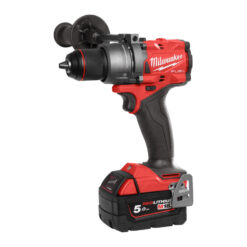 MILWAUKEE 18V Combi Drill Kit (2x5Ah, 158Nm, Fuel, M18FPD3-502X)