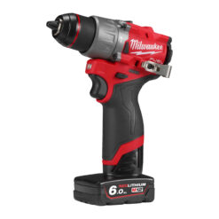 MILWAUKEE 12V Combi Drill Kit (2x6Ah, 13mm, 45Nm, Fuel, M12FPD2-602X)