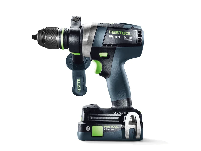 FESTOOL Cordless Percussion Drill (QUADRIVE TPC 18/4 I-Basic-5,0) - Image 2