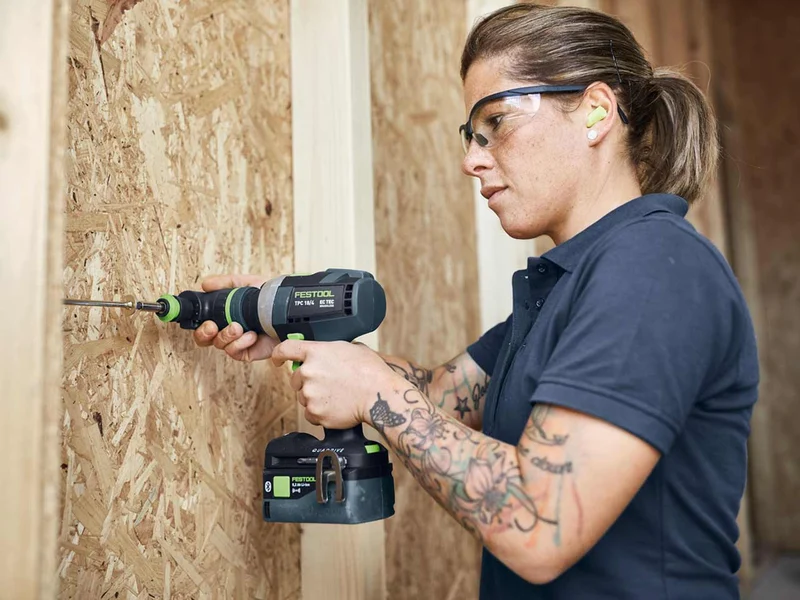 FESTOOL Cordless Percussion Drill (QUADRIVE TPC 18/4 I-Basic-5,0) - Image 3
