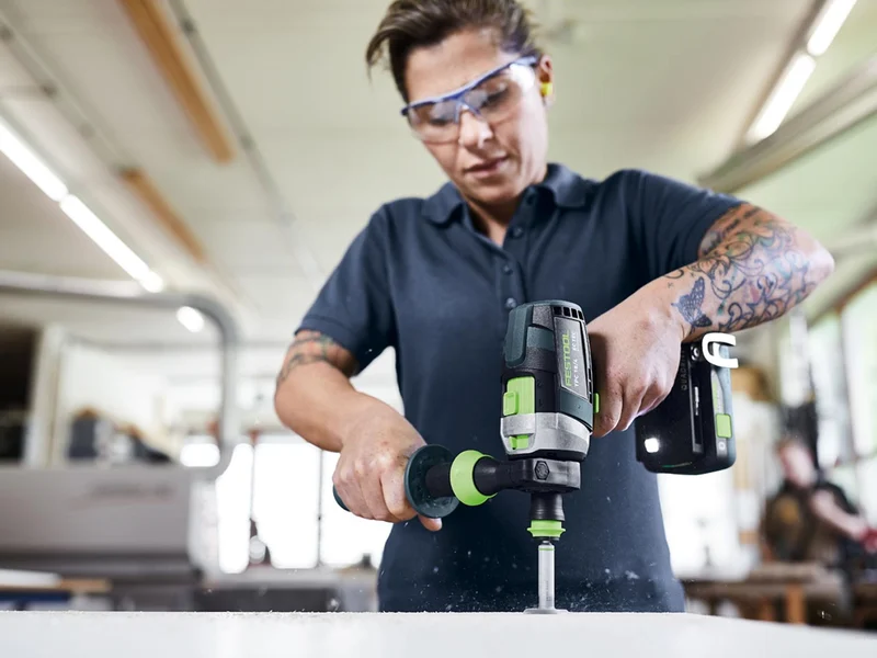 FESTOOL Cordless Percussion Drill (QUADRIVE TPC 18/4 I-Basic-5,0) - Image 5