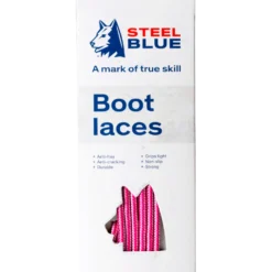 STEEL BLUE Laces (140cm, Pink/Lilac)