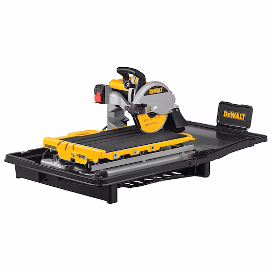 Alternative view of DEWALT 220V Slide Table Wet Tile Saw (250mm, 80mm, 940mm, 1600W)