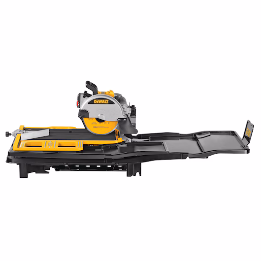 DEWALT 220V Slide Table Wet Tile Saw (250mm, 80mm, 940mm, 1600W) - Image 3