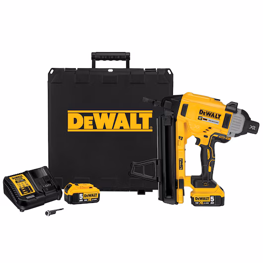 DEWALT 18V Nailer Kit (2x5Ah, Concrete/Steel, 13-57mm) - Image 6