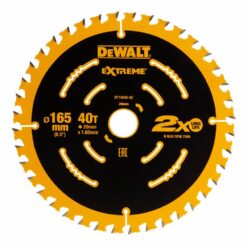 DEWALT Circular Saw Blade (40T, 165x1.65x20mm, Elite)