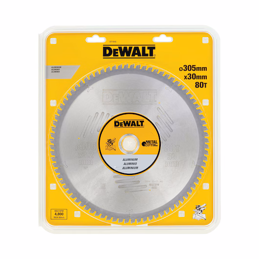 DEWALT Circular Saw Blade (80T TC, 305x3.2x30mm, Aluminum)