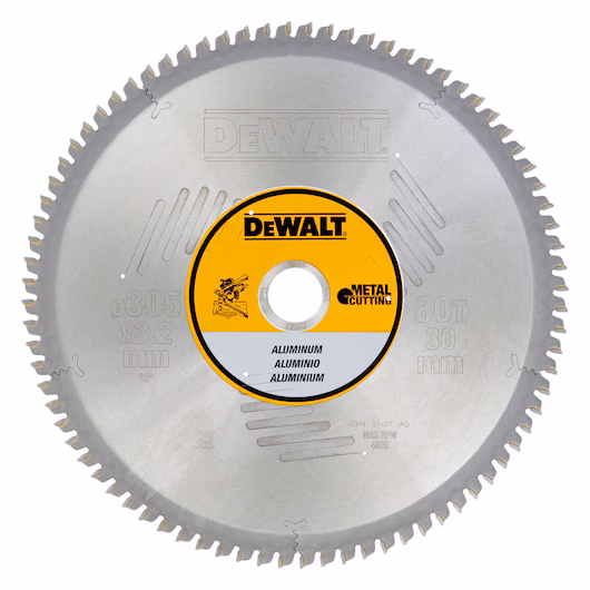 Alternative view of DEWALT Circular Saw Blade (80T TC, 305x3.2x30mm, Aluminum)