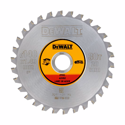 DEWALT Circular Saw Blade (30T, 140x1x20mm, Steel) - Image 2