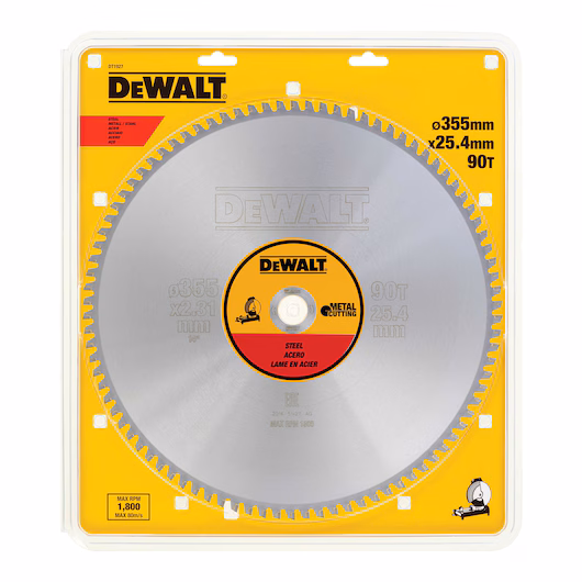 DEWALT Circular Saw Blade (90T, 355x2.31x25.4mm, Steel)