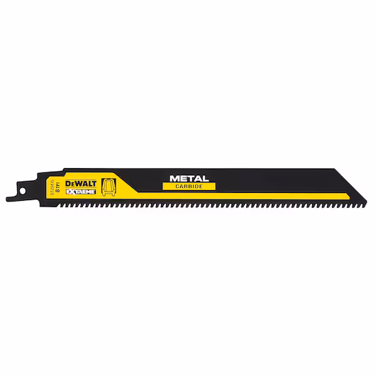 DEWALT Recip Blade (230mm, 8 TPI, 1 Piece, Metal, Extreme Carbide)