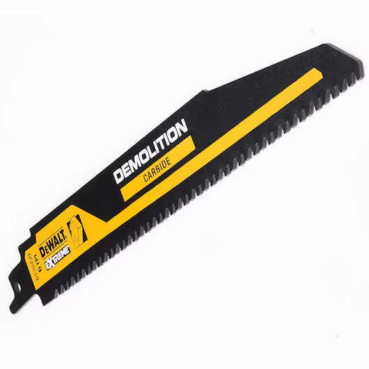 Alternative view of DEWALT Recip Blade (230mm, 6 TPI, 1 Piece, Wood/Nails, Extreme Carbide)