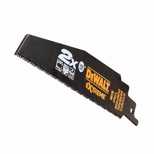 DEWALT Recip Blade (152mm, 10 TPI, 5 Piece, General Purpose, Extreme) - Image 3