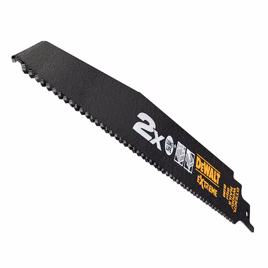DEWALT Recip Blade (228mm, 6 TPI, 5 Piece, Wood/Nails, Extreme) - Image 3