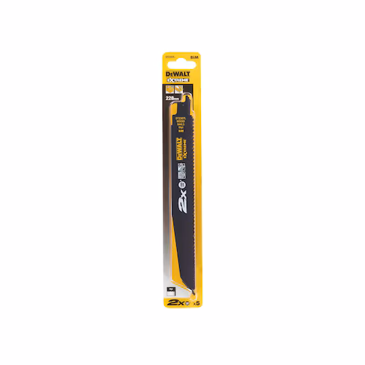 DEWALT Recip Blade (228mm, 6 TPI, 5 Piece, Wood/Nails, Extreme) - Image 4