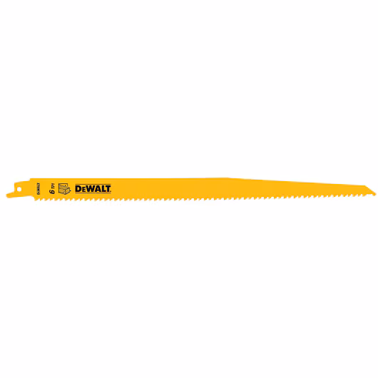 DEWALT Recip Blade (305mm, 6 TPI, 5 Piece, Wood/Nails) - Image 2