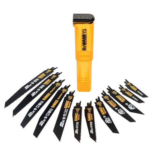 DEWALT Recip Blade Set (12 Piece, Wood/Metal, Extreme)