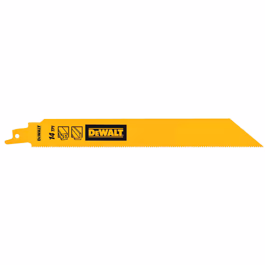 DEWALT Recip Blade (228mm, 14 TPI, 5 Piece, Metal, 25mm)
