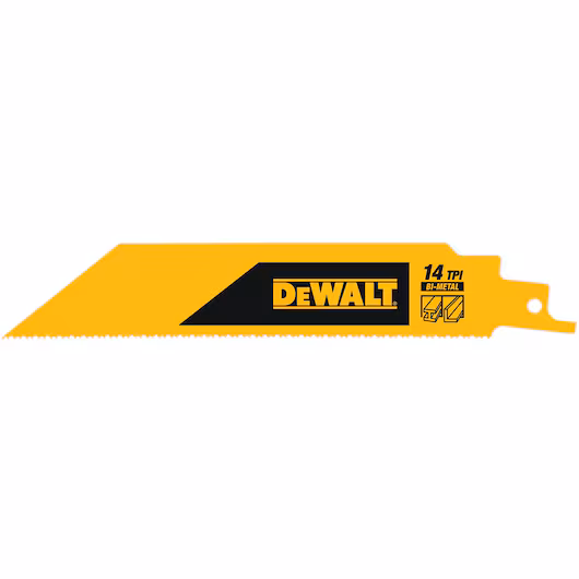 DEWALT Recip Blade (304mm, 14 TPI, 5 Piece, Metal, 25mm)