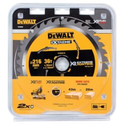 Alternative view of DEWALT Circular Saw Blade (36T, 216x2.16x30mm, Extreme)