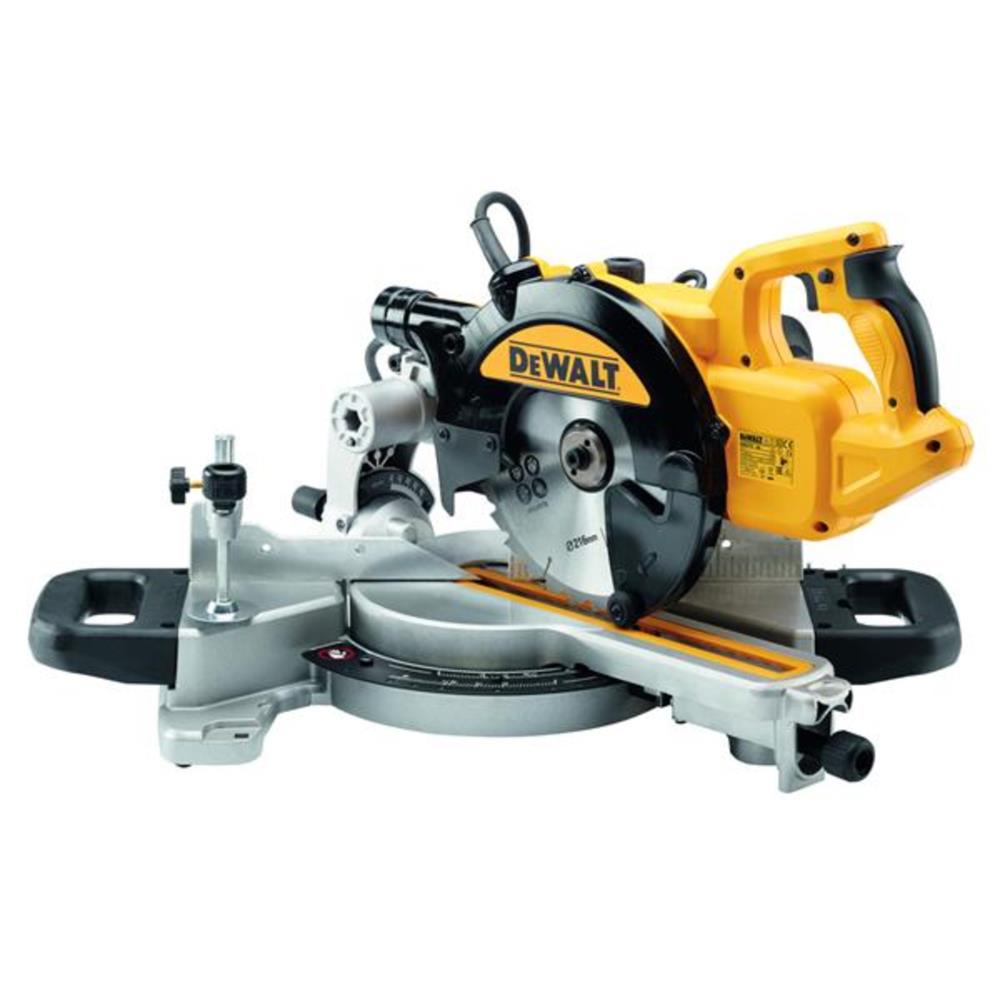 DEWALT 110V Mitre Saw (216mm, 250x62mm, 1400W) - Image 3