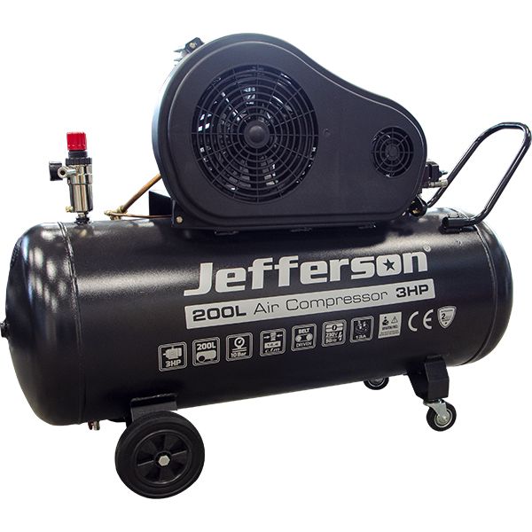 JEFFERSON Compressor (200L, 3HP, 10 Bar) - Image 2
